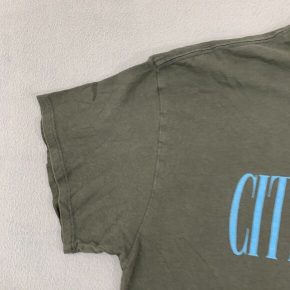 RVCA X Stella City of Angels Graphic Tshirt Size Small Gray 100% Cotton Crewneck - Picture 3 of 12